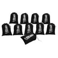 thumbnail image 4 of Darling Souvenir Black Eat Drink And Be Scary Halloween Party Supplies&nbsp;Drawstring Pouches&nbsp;Favor Bags 15 Pieces, 4 of 5