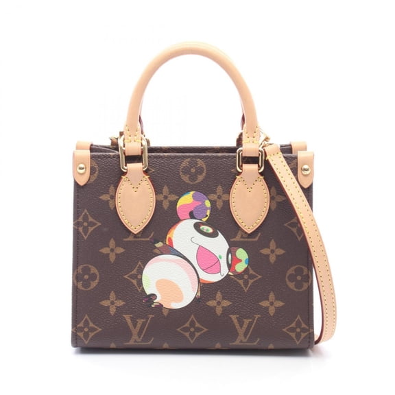 Pre-Owned Louis Vuitton LV x TM OnTheGo BB Monogram Panda 2-Way Handbag, Coated Canvas and...