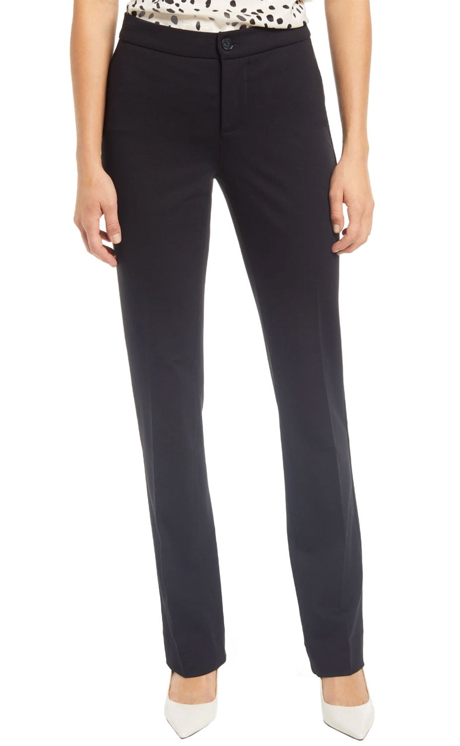 NYDJ Curves 360 Womens Slim Fit Ponte Pants 4 Black - NWT $119 - Walmart.com