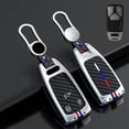 thumbnail image 4 of Car Key Fob Cover Case Protector Zinc Alloy Silicone Car Key Fob Case Cover For Audi Q7 TTS A4L A3 A6L QT S5 S7, 4 of 9