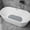 Gray, variant on Non-Slip Shower Stall Mat with Suction Cups & Drain Holes, Soft Square Bath Mat for Tub, Machine Washable Bathroom Floor Mat, Foot Massage Design, Clear Bathroom Accessories