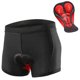 thumbnail image 1 of Pantalones cortos de ciclismo para hombre, pantalones cortos de ciclismo de montaña acolchados con Gel transpirable, 1 of 5