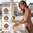 thumbnail image 5 of LIEBIG Gold Watches for Women Easy Read Ladies Quartz Waterproof Wrist Watch with Stainless Steel Strap, 5 of 8