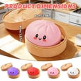 thumbnail image 2 of Pelota antiestrés en forma de dumpling Dufricen, juguete sensorial antiestrés rosa, 2 of 6