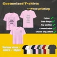 thumbnail image 5 of Personalized T-shirts, customizable with your text,photos or logo made of cotton, 5 of 11