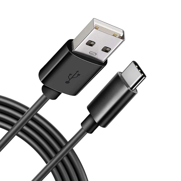 6ft USB Cable Charger for Motorola Moto G Power (2022)/G Power 5G (2023)/Power 5G (2024)/Power 5G (2025) - Cord Power Wire Turbo Charge Sync Black