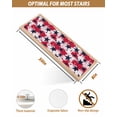 thumbnail image 6 of Independence Day Stair Treads Non Slip for Steps U.S. Flag Themed Stained Retro Texture 7 Pcs Reusable Adhesive Stair Runner Mats for Dogs Elders Carpet Treads Rugs for Staircase 8x30 In, 6 of 7