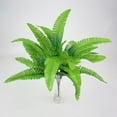 thumbnail image 4 of zobvuyeg 4Pcs Fake Plants Greenery Stems Faux Plastic Plants Outdoor Indoor Artificial Foliage Bush for Garden Farmhouse Porch Patio Window Box Wedding Office Home Decor, 4 of 7