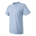 thumbnail image 4 of COUVER Durable High Density Cotton Heavyweight T Shirt Light Blue X-Large (Mens), 4 of 5