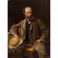 thumbnail image 3 of Władysław Ciesielski 11x14 Black Modern Framed Museum Art Print Titled - Portrait of the Artist's Father, 3 of 5