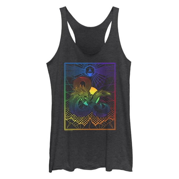 Women's Dungeons & Dragons Abstract Logo Racerback Tank Top