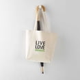 thumbnail image 5 of CafePress - Live Love Brooklyn Tote Bag - Unisex Canvas Tote Bag, Beige, 1-Piece, 5 of 7