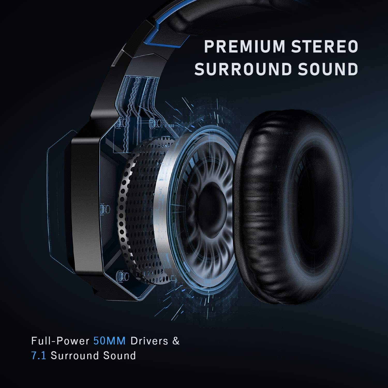 runmus stereo gaming headset for ps4