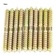 thumbnail image 2 of ANGGREK 10Pcs Zinc Plating Dowel Screw, Double Sided Iron Screw, Dowel Screw Set, For Woodworking For Home DIY Carpenter, 2 of 8