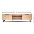 thumbnail image 4 of Origins by Alpine Modern Akira TV Console, Light Oak, 4 of 7