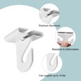 thumbnail image 4 of Uxcell Drop Ceiling Hooks Metal T-Bar Track Clip Suspended Drop Ceiling Tiles Ceiling Hooks for Hanging Plants & Decorations 45Pcs, 4 of 7