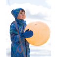 thumbnail image 2 of Tube de Cou en Jersey Extensible Bleu Imprimé Smileys, 2 of 4