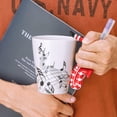 thumbnail image 5 of Taza de saxofón de 14 onzas Taza de café con notas musicales Taza de música de saxofón de cerámica Regalos para amigos Taza Nota musical Café (rojo), 5 of 5