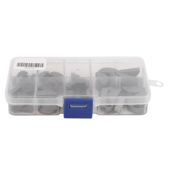 Woodruff Key,80Pcs Stainless Steel Semicircular Semicircle Woodruff Key Stainless Steel Woodruff Key Sturdy Construction