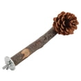 thumbnail image 3 of Applewood Bird Perch, Additional Space Easy To Grasp Exercise Natural Perch Bird Stand Pole Cage Decoration  For Parakeets For Conures 15cm / 5.9in Stand Pole Length, 3 of 8