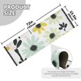 thumbnail image 5 of Yayeee Runner Rug for Bedroom 2'x6' Machine Washable Hallway Non Slip Mat, White Flower, 5 of 8