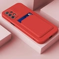 thumbnail image 2 of Compatible with Samsung A32 4G Case with Card Holder Shockproof Phone Cases for Samsung Galaxy A32 4G Anti-Scratch Silicone TPU Protective Case (Samsung A32 4G, Red), 2 of 13