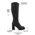 thumbnail image 6 of Journee Womens Letice Tru Comfort Foam Wide Width Extra Wide Calf Platform Square Toe Boots, 6 of 7