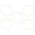 thumbnail image 1 of MasteelfCA 5Pcs Dreamcatcher DIY Circles Round Metal Rings DIY Adornment Accessories, 1 of 8