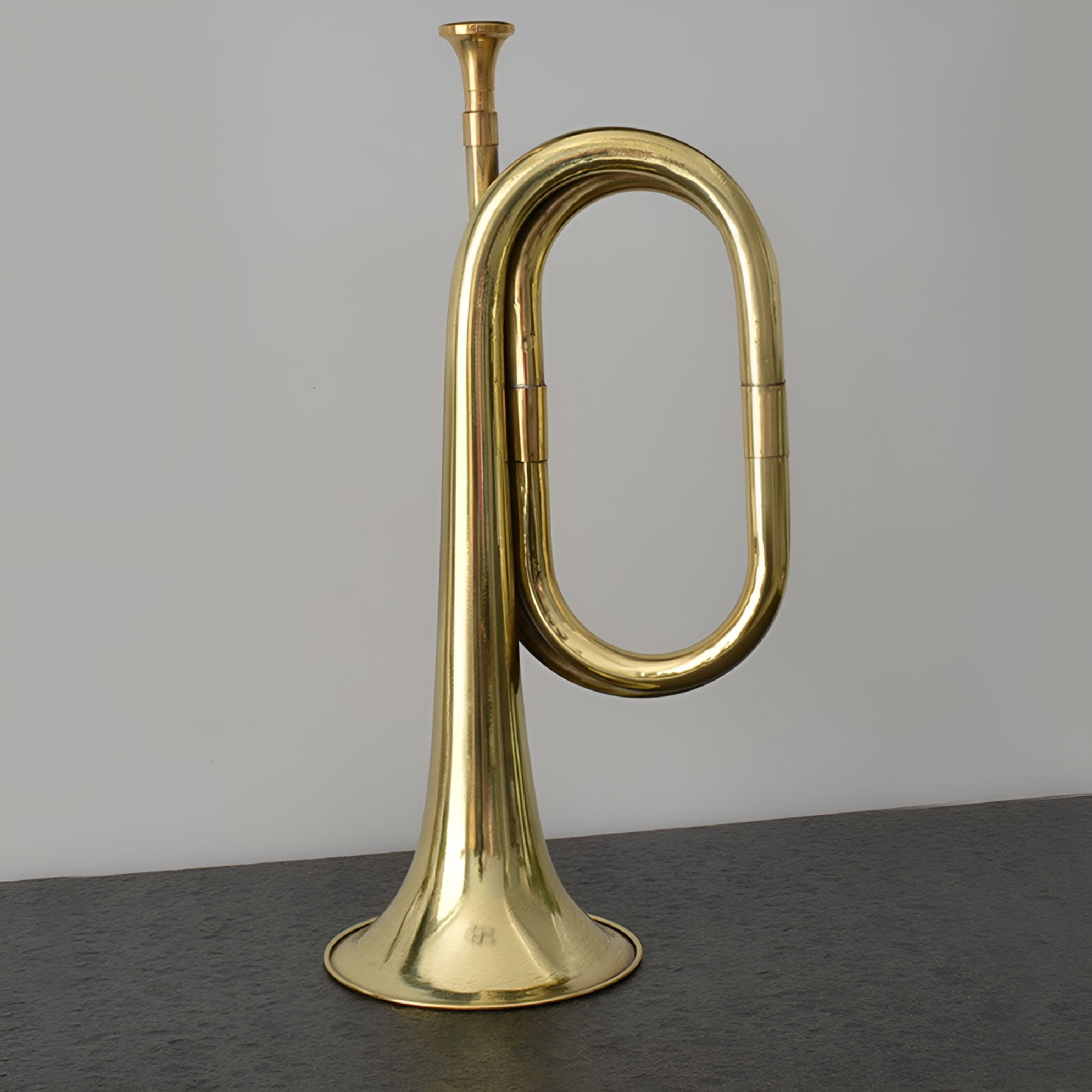 QAYOZ Trumpet Horn Bugle Brass Instrument for Beginners Party Supplies
