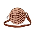 thumbnail image 1 of Bolsa en forma de PAN DE CONCHA, Diseño de Pan Dulce, Bandolera Redonda, Cross-Body para Mujer, Color Rosa, Correa Cruzada y Ajustable, Moda Kawaii. (Bolsa para Mujer)., 1 of 5