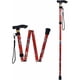 thumbnail image 1 of Bastones plegables. Bastón para caminar ajustable de aluminio con estampado de flores, peso ligero, portátil, para viajes, senderismo, mango ergonómico antideslizante, Alpenstock para, 1 of 5