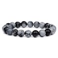 thumbnail image 1 of Pulseras de hombre, pulsera de ojo de tigre de energía curativa Natural, brazalete de cuentas de lapislázuli pulido de 8 mm, Pulsera elástica, joyería para mujer Tan Jianjun unisex, 1 of 2