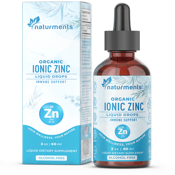 Naturments Zinc Liquid Drops Supplement Immune Support Maximum