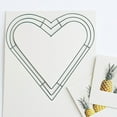 thumbnail image 4 of 2Pcs Heart Shaped Wire Wreath Frame for Xmas Wreath Making, 4 of 8