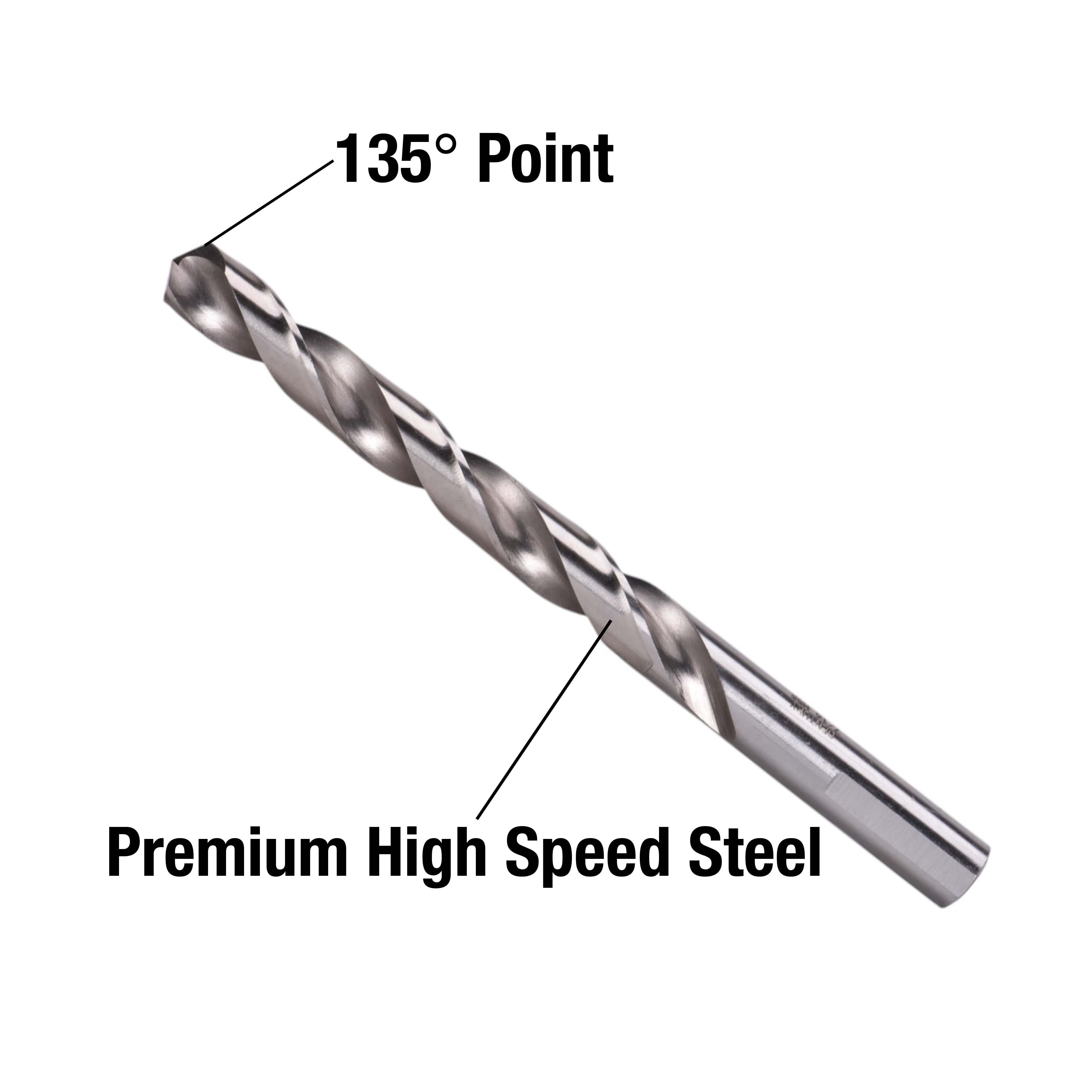 Century Drill & Tool 22921 Brite HSS Drill Bit Index Set, 21-Piece
