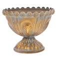 thumbnail image 5 of IBASETOY Rustic Small Floral Container Metal Flower Pot Golden 1Set for Garden Decoration, 5 of 8