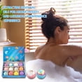 thumbnail image 2 of 2026 Colorful Bath Bomb Collection, 12 Handmade Fizzy Balls with Ocean Figurines, 2 of 4