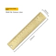 thumbnail image 1 of Lefu Brass Triangle Ruler, Protractor, Cartography Ruler, Brass, 1 Count, 1 of 8
