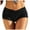 Black, variant on 3 Pack Womens Underwear Lace Boyshort Floral Low Rise Comfortable Ladies Lingerie