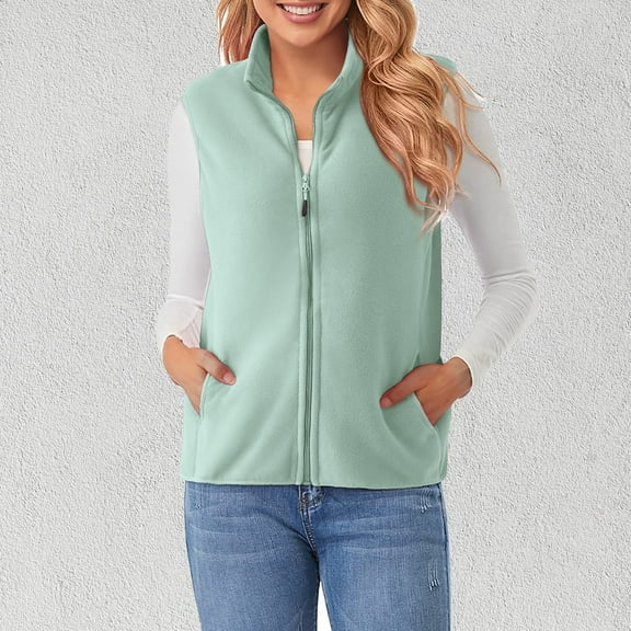 Women's Plus Size Winter Coat Warm Padded Vest Outerwear for Cold Weather Comfort