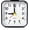 black, variant on Small Battery Operated Analog Alarm Clock, Travel Clock,Slient Bedside Clocks for Bedrooms Bathroom Shelf Desk,Blue