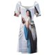 thumbnail image 5 of Mientras durmiendo Vestido de manga corta para mujer vestidos de novia de verano para fiestas, 5 of 7