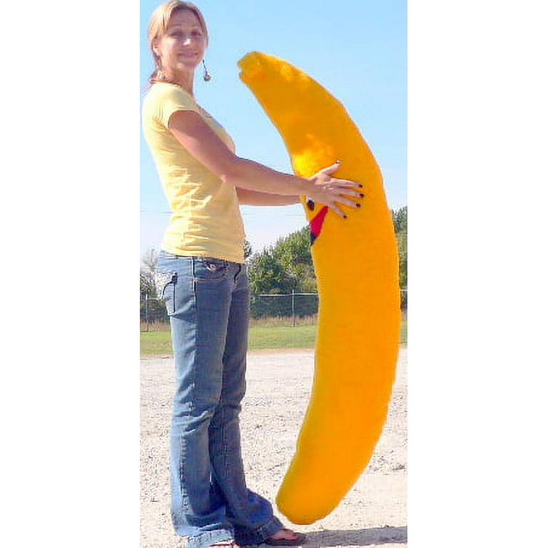American Made Giant Stuffed Banana 5 Feet Tall Big Plush Fruit