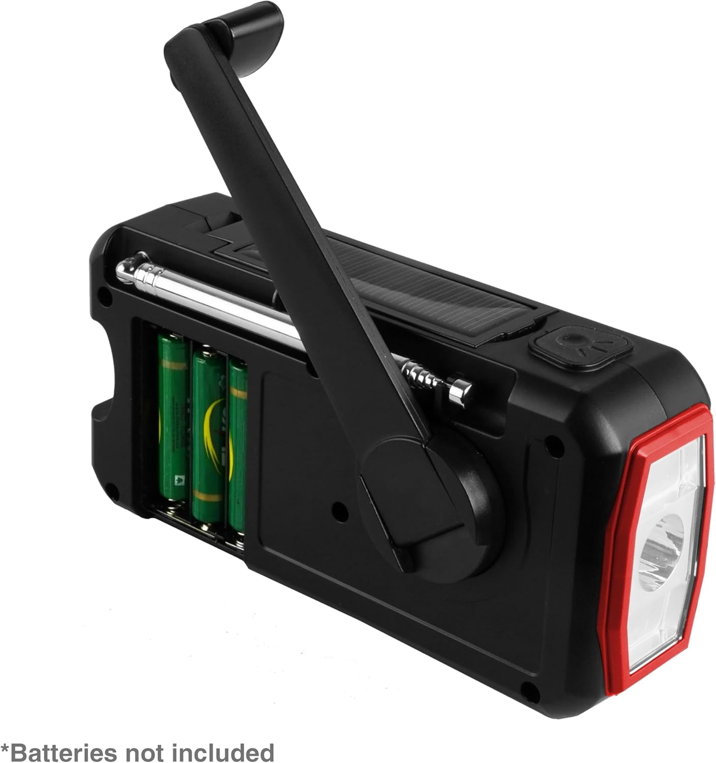 Supersonic SC1078ERN Guardian NOAA AM/FM Multi-Powered Emergency Weather Radio with Flashlight