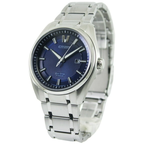 Citizen Men's Eco-Drive AW1240-57L Silver Titanium Eco-Drive Watch
