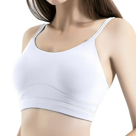 

ASEIDFNSA Summer Tees 3Xl Womens Tops Women Breathable Sports Bra Straps Padded Yoga Bra Gym Running Fitness Workout Top