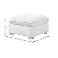 thumbnail image 3 of Picket House Furnishings Sloan Modular Ottoman in Nova Grey, 3 of 3