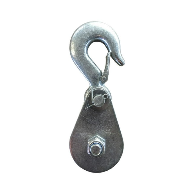 Abbracc Wire Rope Lifting Pulley Compact for DIY Home Projects Rowing Lifting Blocks 15cm