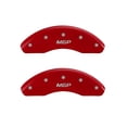 thumbnail image 2 of MGP 4 Caliper Covers Engraved Front & Rear MGP Red finish silver ch, 2 of 3
