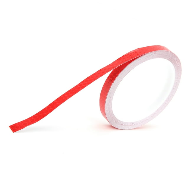 Accesorios para bicicletas, pegatinas reflectantes, patrón hexagonal, tira luminosa para bicicleta, pegatinas reflectantes, probadas profesionalmente